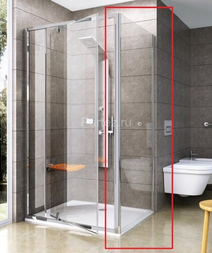 Боковая неподвижная стенка Ravak Pivot PPS-100 блестящая + Транспарент