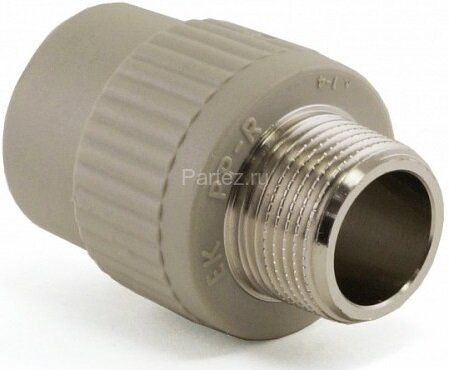 Муфта комбинированная PPR-НР D25х3/4" Ekoplastik