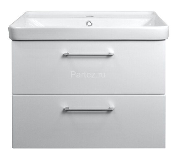 Комплект тумба Azario Ника 80 810х470х560 подвесная с раковиной Monte tx 80 белый матовый (CS0008014