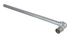 Угол пресс с хромированной трубкой 16х15 мм, 30 см VALTEC