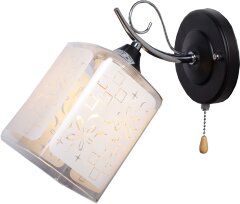 Бра Imex MD.1087-1-W BK+CH