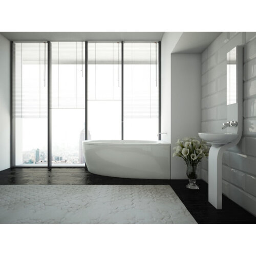 Ванна акриловая AZARIO KAPRIS асимметричная 170*90 см правая (AV.0061170)