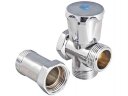 Вентиль для стиральной машины трехходовой разъемный 3/4"х3/4"х3/4" VALTEC