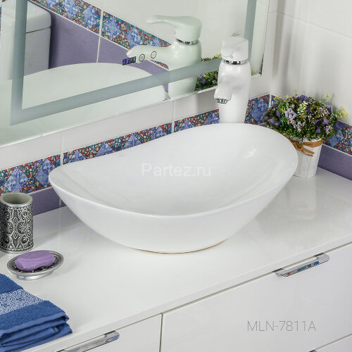 Накладная раковина melana mln-7811a