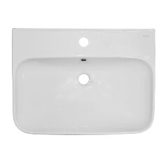 Комплект тумба Loranto Mari 600х420х500 подвесная, с раковиной Сканди 60, белый (CS00092983)