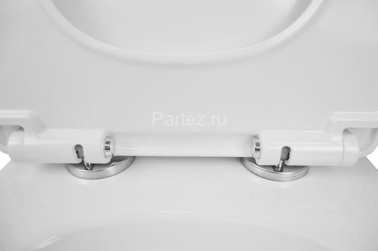 Унитаз-моноблок AZARIO Sente 375х665x785 напольный, безободковый, горизонтальный слив, сиденье дюроп