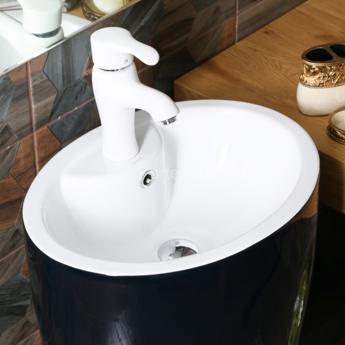 Раковина напольная MELANA MLN-B166-1BW черная