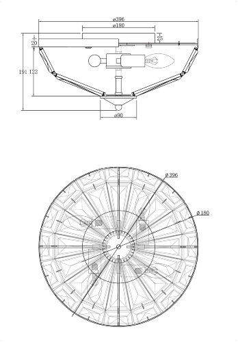 Потолочная люстра Maytoni MOD094CL-04CH