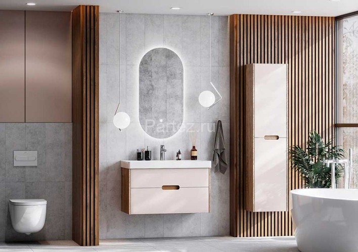 Зеркало AQUATON Альто 50 с подсветкой, сенсорным выключателем (1A256402A1010)