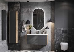 Зеркало AQUATON Альто 50 с подсветкой, сенсорным выключателем (1A256402A1010)