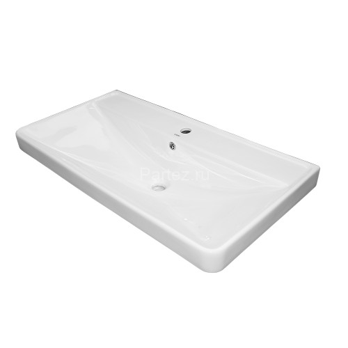 Комплект тумба Azario Ника 90 Н 915х475х860 напольная, с раковиной Monte 90, белый матовый (CS000899