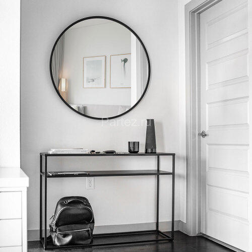 Зеркало AZARIO Ренуар D770 без подсветки, черное (ФР-00002443)