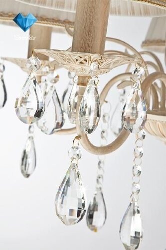 Подвесная люстра Eurosvet 10054/5 белый с золотом