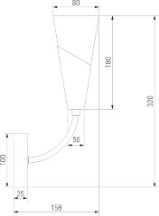 Бра Eurosvet 60167/1 никель