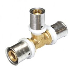 Тройник пресс переходной 20х16х20 VALTEC