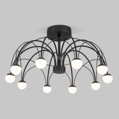 Потолочная люстра Eurosvet 90035/10  LED черный