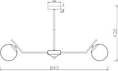 Потолочная люстра Freya FR5173PL-08BS