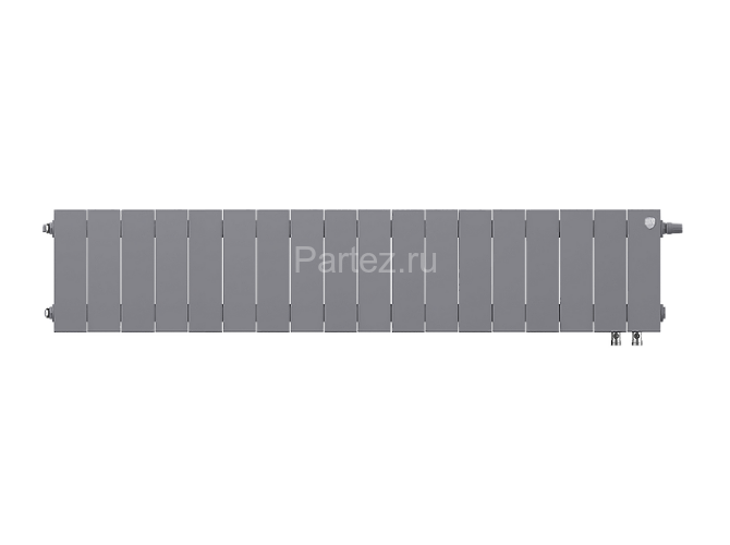Радиатор Royal Thermo PianoForte 200 /Silver Satin - 18 секц. VDR