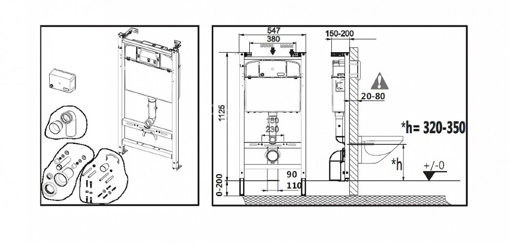 Roca Dama Senso ПЭК: подвесной унитаз, сиденье микролифт, инсталляция, кнопка смыва