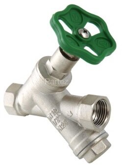 Вентиль прямоточный с косым фильтром 3/4" VALTEC