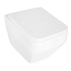 Унитаз подвесной Azario MONEO 530х365х370 безободковый, слив &quot;Торнадо&quot;, в комплекте с быстросъемным 