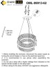 Подвесная люстра Omnilux OML-99913-62