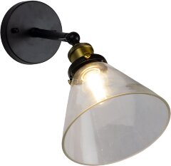 Бра AM Group AM6056-1W BK+CL