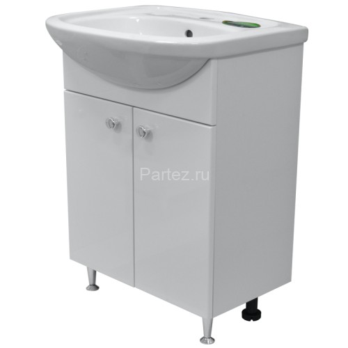 Комплект тумба Моника New 60 напольная 600х840х300 с раковиной Арго 60 (CS00076240)