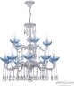 Подвесная люстра Bohemia AL78101/10+5/250/2D A WMN P Aquamarine/M-1H