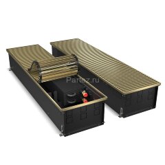 Конвектор внутрипольный Royal Thermo ATRIUM-190/300/1600-DG-U-LB