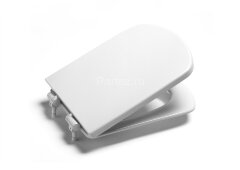 Roca Сиденье с крышкой к компакту DAMA SENSO микролифт, лакированное