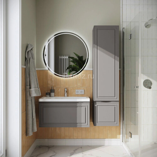 Пенал подвесной Итана Verona 40 400х300х1600 Смоки софт (CS00083291)