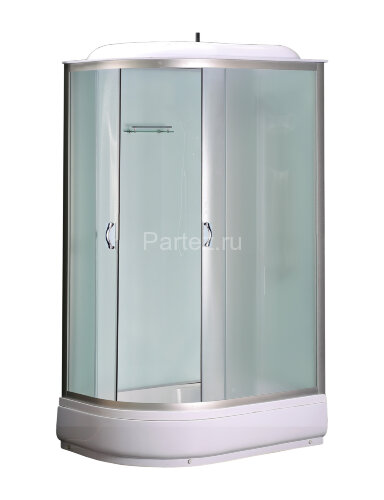 Душевая кабина LORANTO 120х80х215 правосторонняя, поддон 20 см, матовое стекло 4 мм (CS-66120-20 R F)