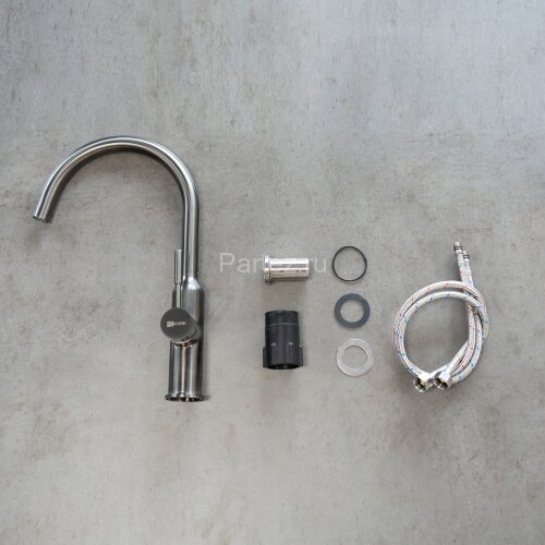 Смеситель Lemark Expert LM5079GMN для кухни с поворотным изливом