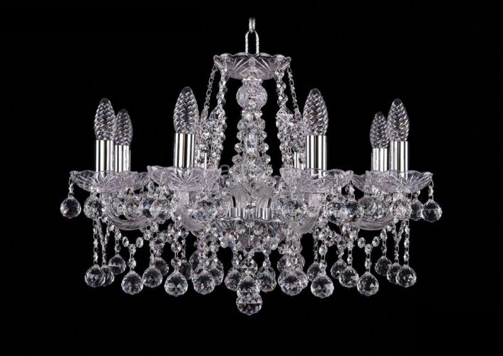 Подвесная люстра Bohemia 1413/8/200 Ni Balls