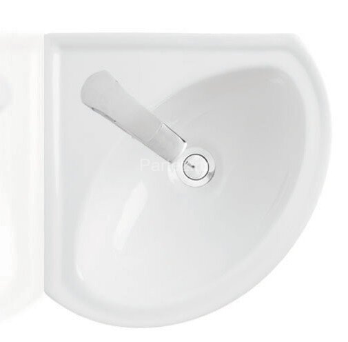 Раковина Sanita Веер 36, угловая, белая (VERSAWB01)