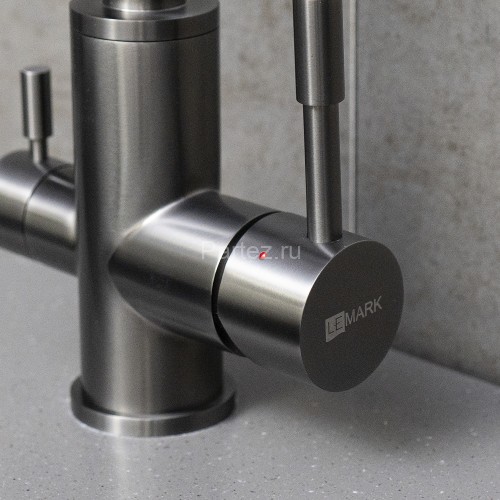 Смеситель Lemark Expert LM5061GMN для кухни с подключением к фильтру с питьевой водой