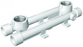 Универсальный настененный комплект для смесителя PPR 20х1/2" Lammin