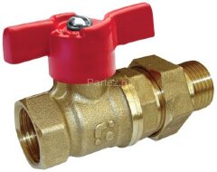 Кран шаровой с накидной гайкой 11Б27П1 Dу20 в-н баб. (Боларм)