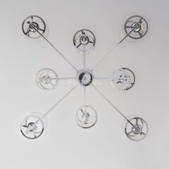 Потолочная люстра Eurosvet 60144/8 хром