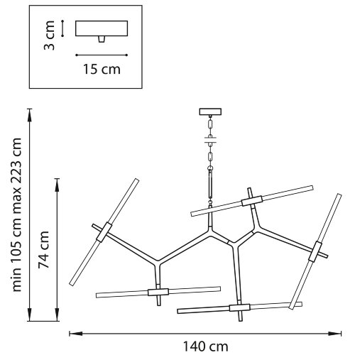 Подвесная люстра Lightstar 742107
