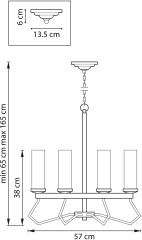 Подвесная люстра Lightstar 723065