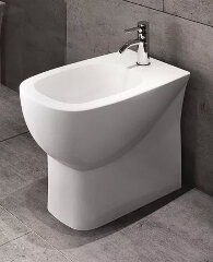 Биде напольное Sanita Luxe Infinity в комплекте с креплением (INFSLBI01)