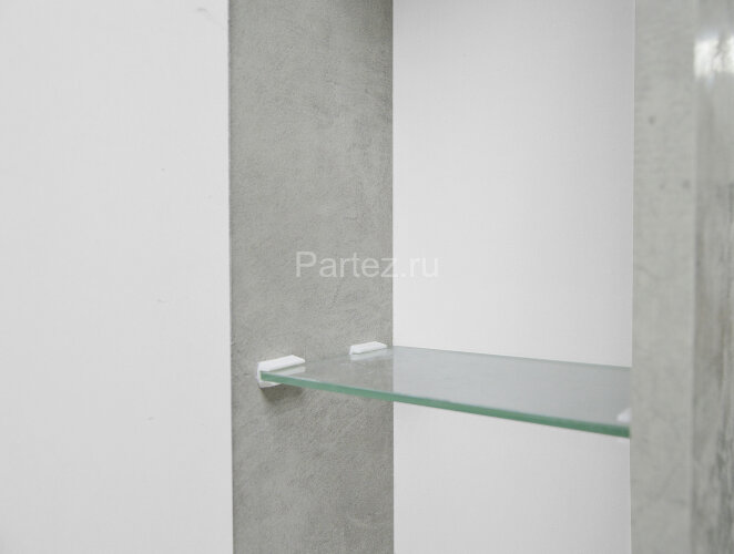 Зеркало-шкаф Loranto Florena 60 600х135х600 левый, светлый бетон (CS00086983)