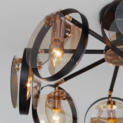 Потолочная люстра Eurosvet 70121/8 черный