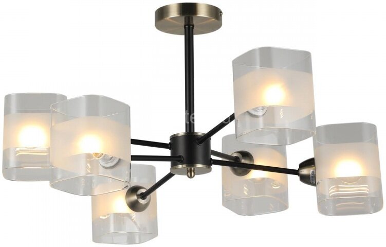 Потолочная люстра Imex MD.51742-6-S-BK+AB