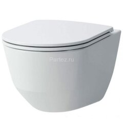 Унитаз подвесной Laufen Pro Rimless сиденье микролифт, белый (8.6695.7.000.000.1)