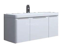 Тумба под раковину AQUATON Шерилл 105 подвесная, белая (1A206301SH010)