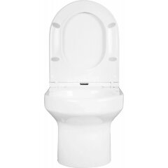 Унитаз c инсталляцией Jacob Delafon Elite сиденье тонкое микролифт, клавиша хром (E21742RU-00)