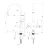 Смеситель Lemark Expert LM5083S-White для кухни с подключением к фильтру с питьевой водой